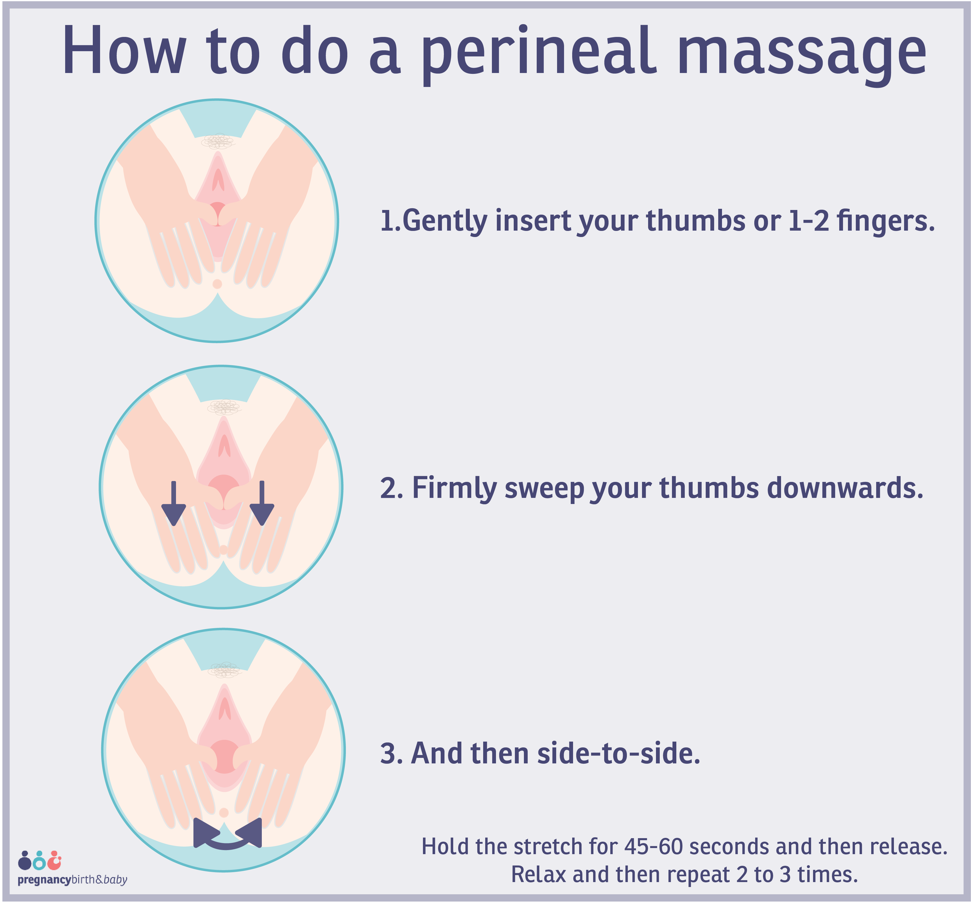 How to do a perineal massage How to do a perineal massage